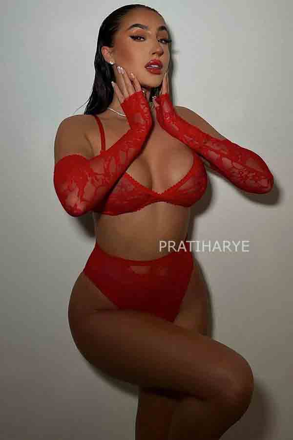 Lace Bikini set with Gloves