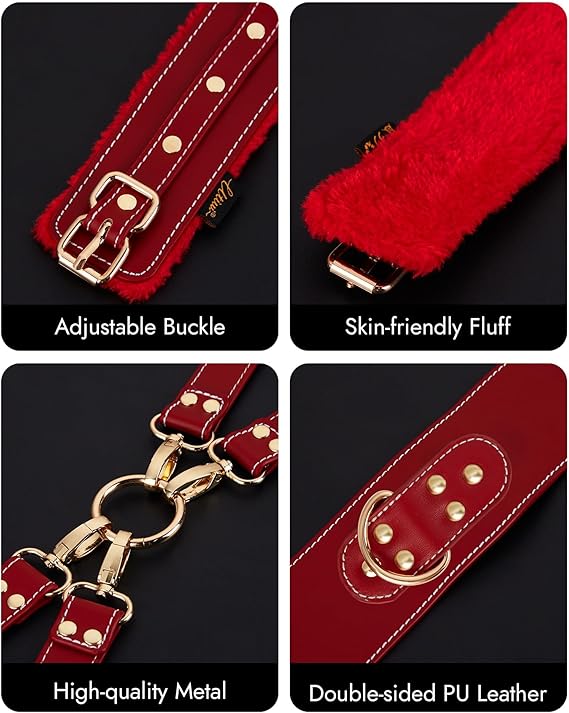 Premium 6pc Pu Leather Body Restraint