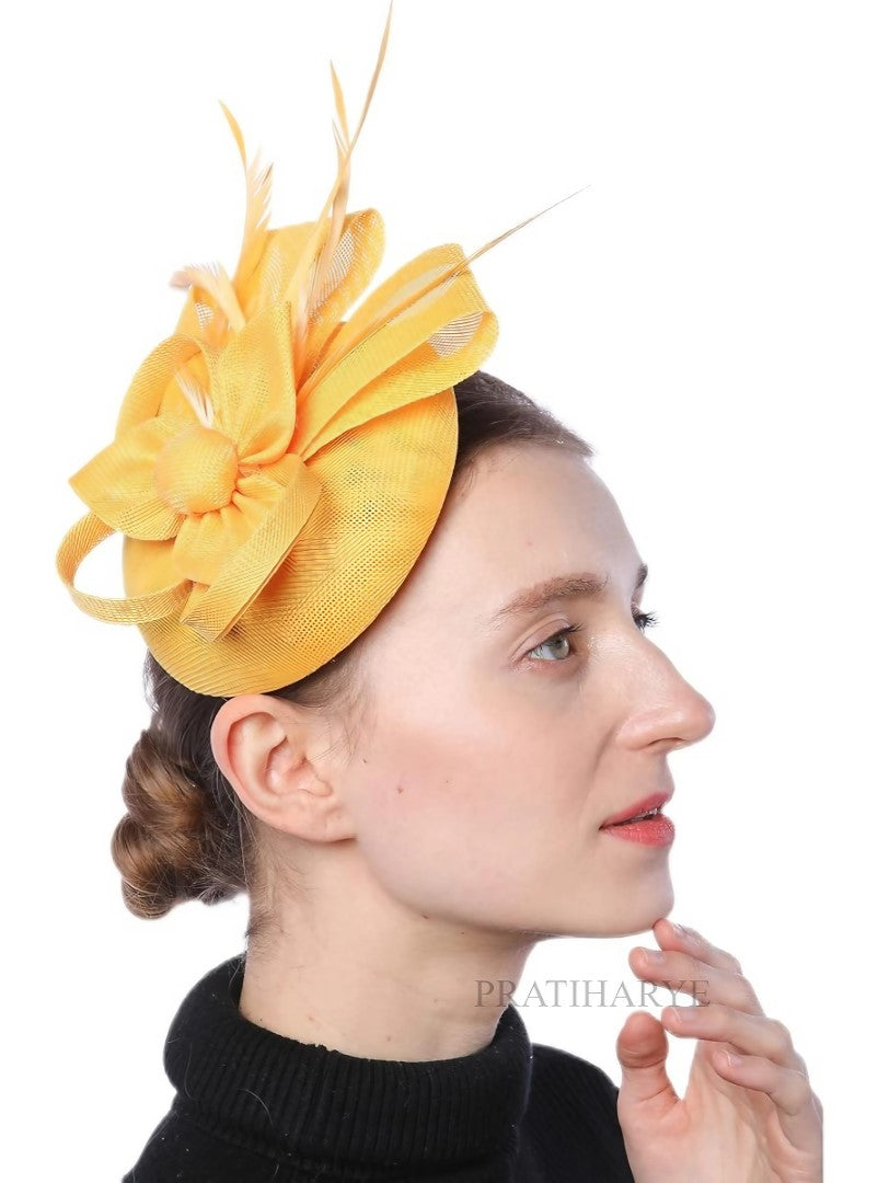 Flower Design Fascinators Hat