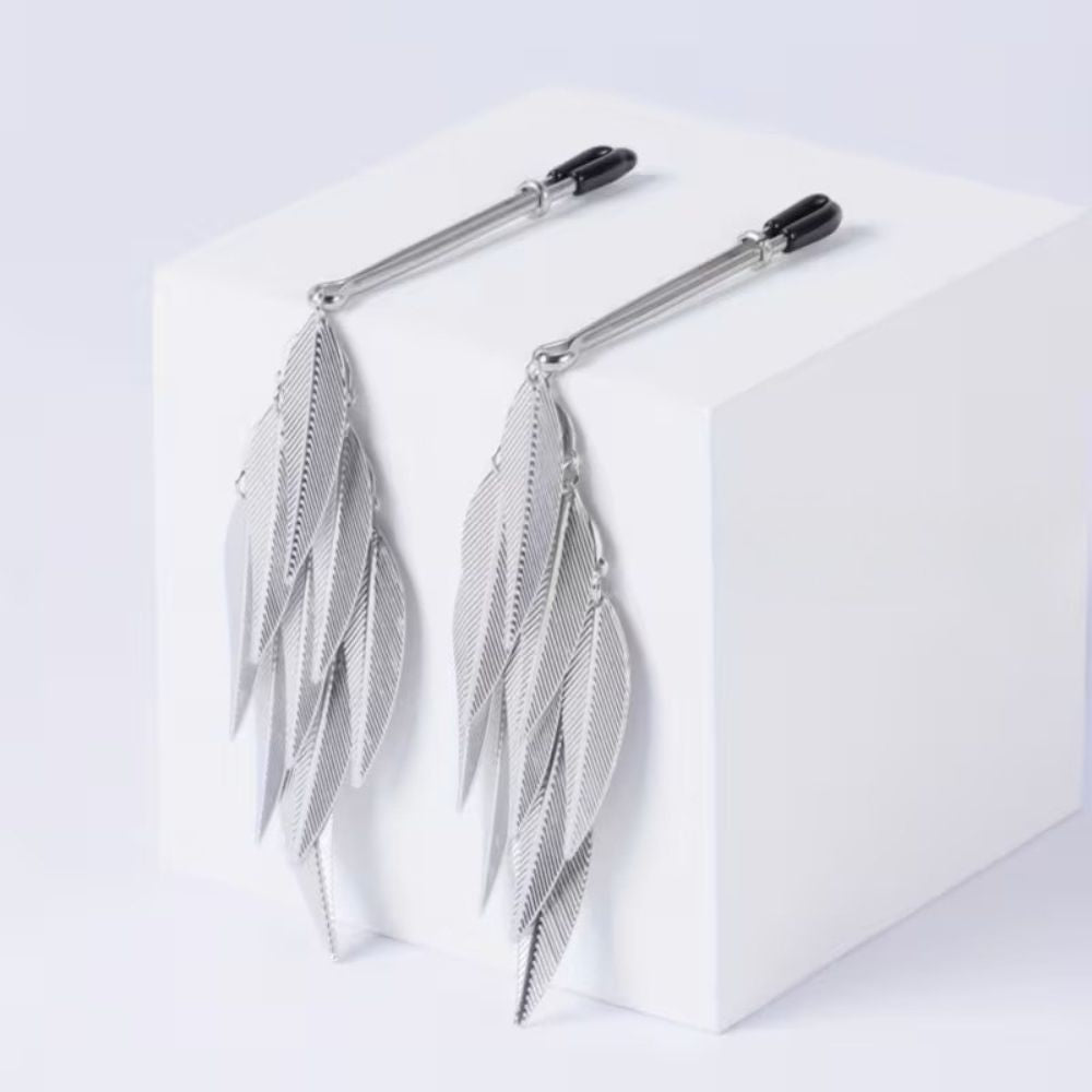 Metal Feather Nipple Clamps