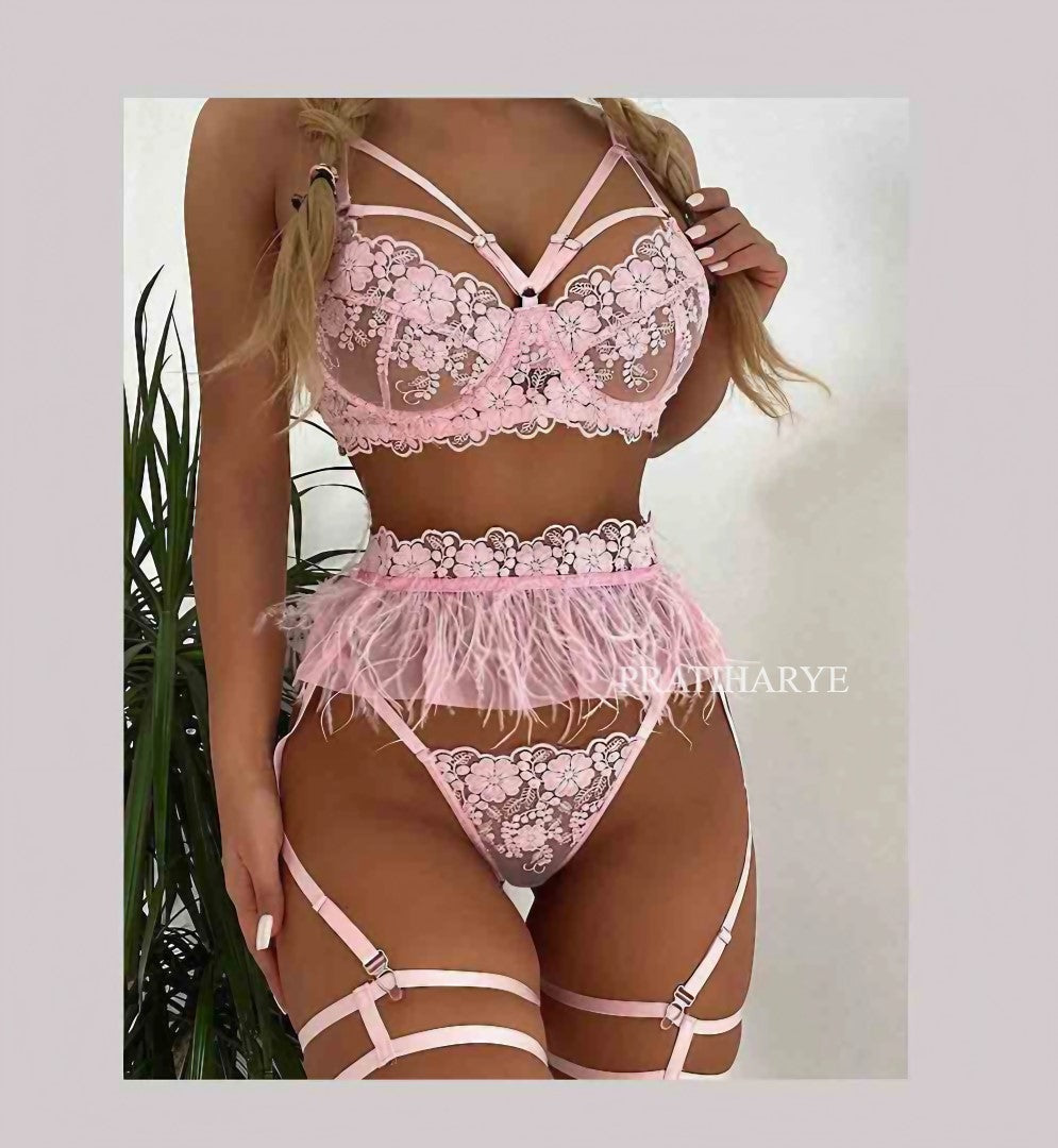 Bridal Embriodery Garter set