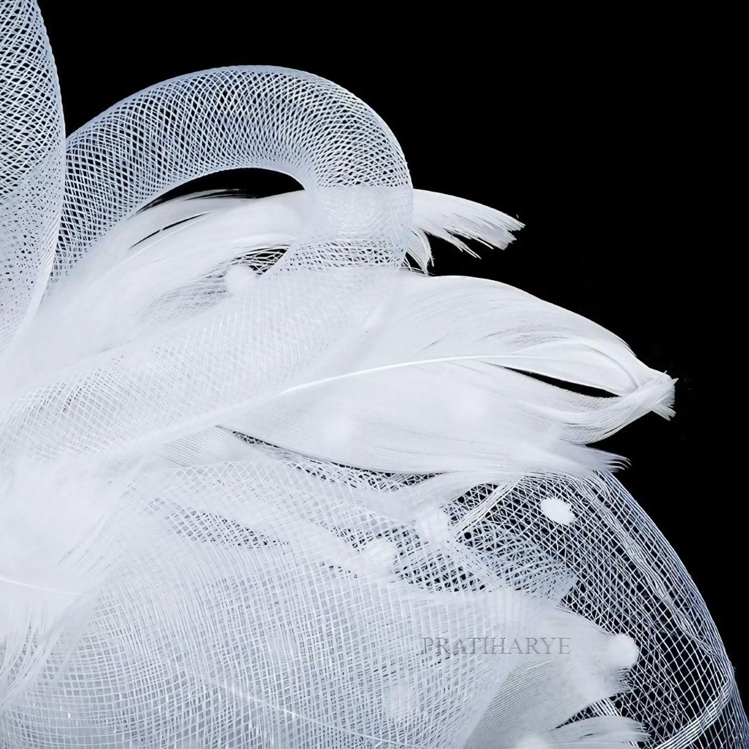 Polka Dot Mesh Fascinator Hat/Headpiece