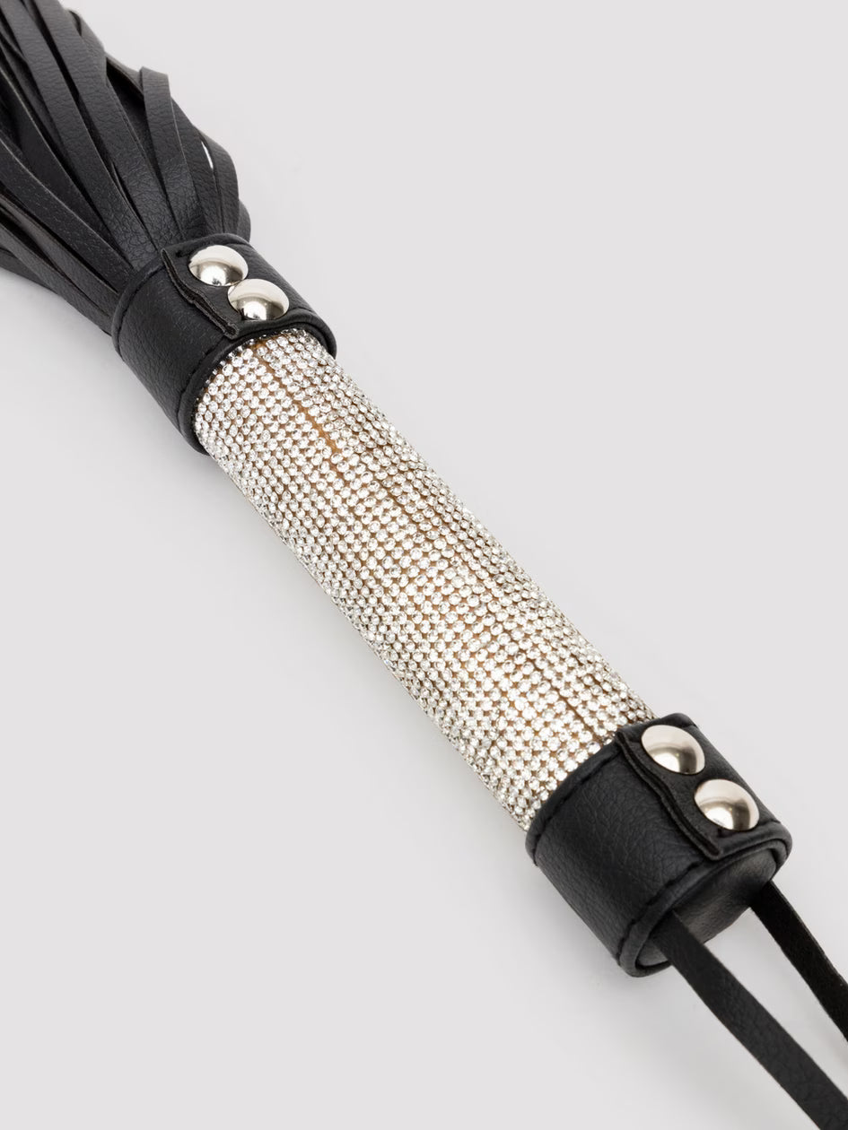 Premium Stone Faux Leather Flogger Whip