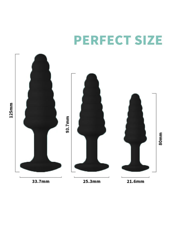 Premium Silicone Bead Anal/Butt Plug - Pack of 1