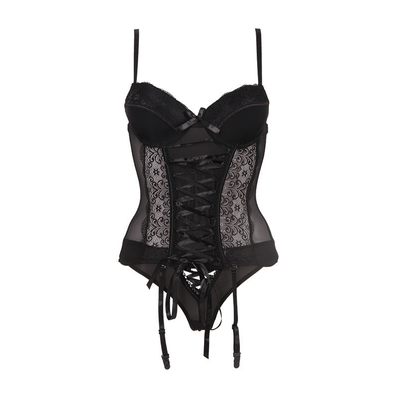 Vintage Padded Corset Garter Set - Deal Product