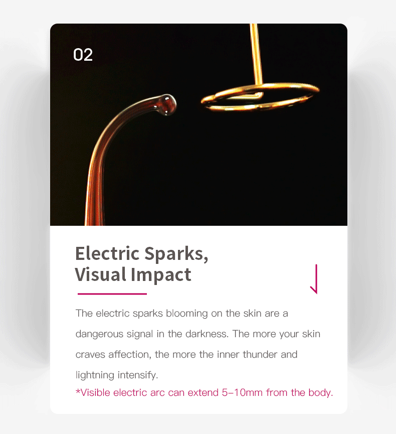 Premium Electric Shock Magic Wand Electro Whip & Glass Rod