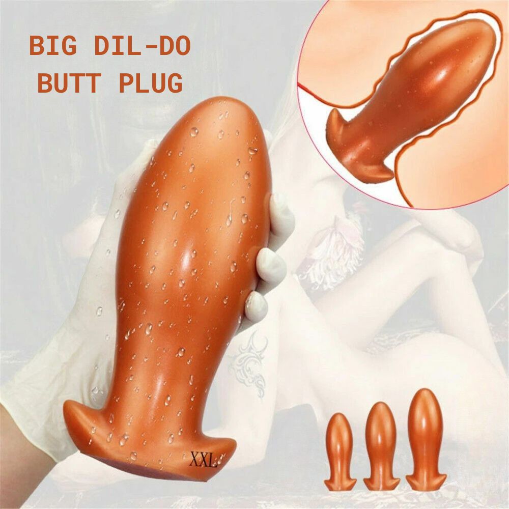 Rubber Huge Dil-do & Anal/Butt Plug