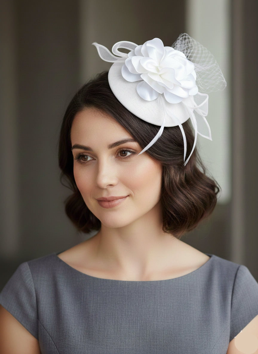French Design Fascinators Hat with Hairband