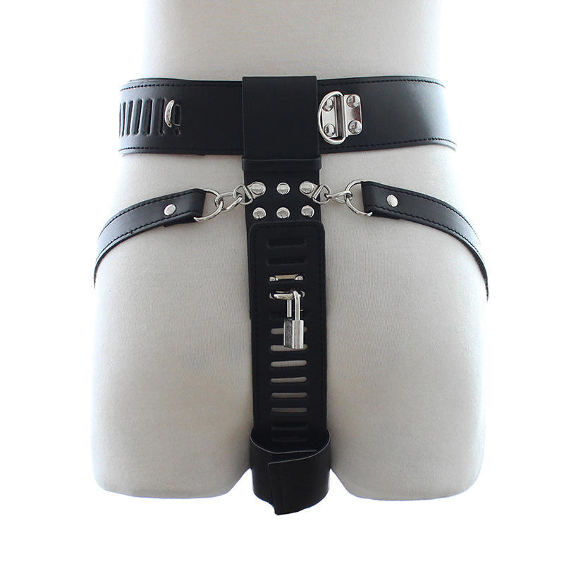 Male Chastity Belt with Lockable Pouch