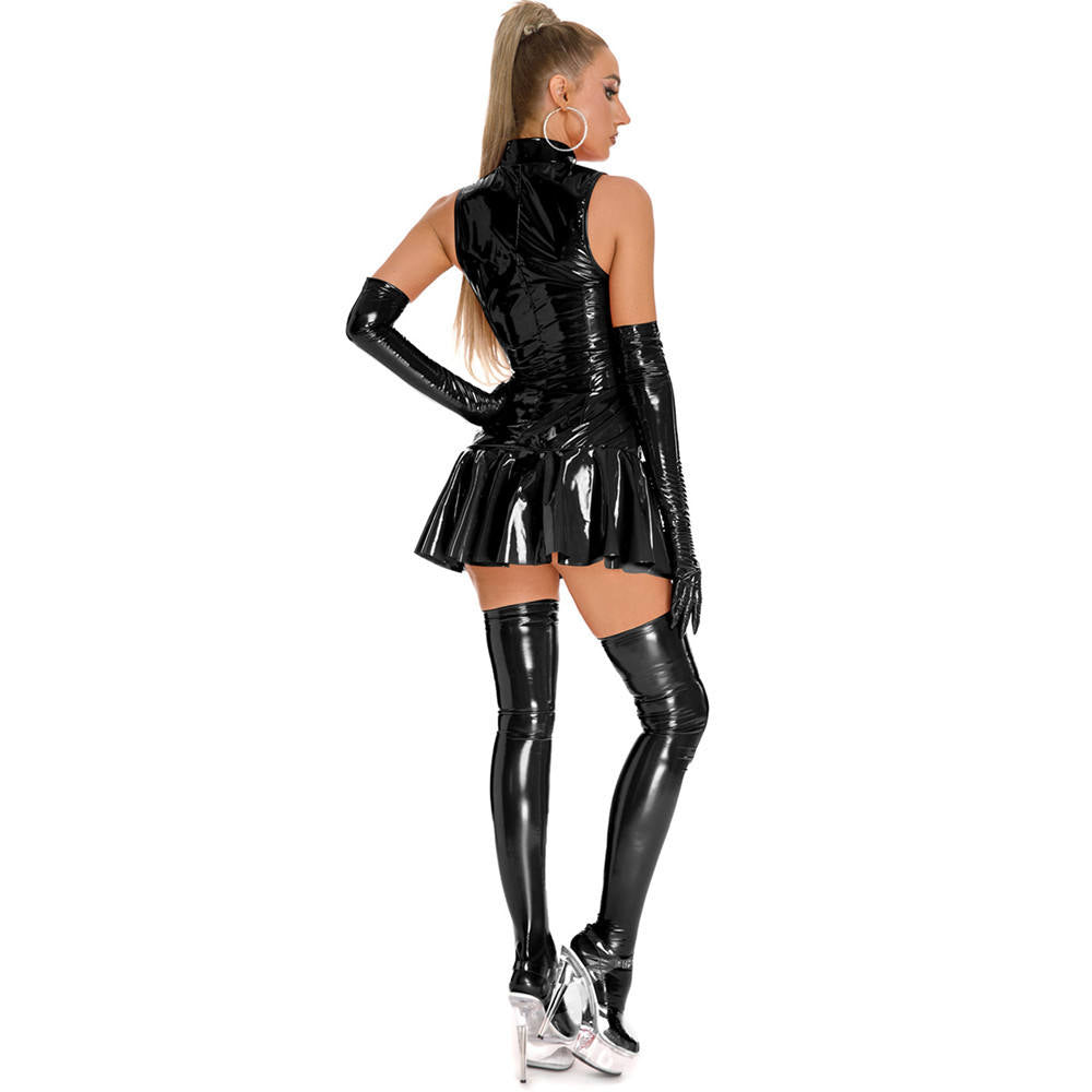 Exotic Latex Skirt Dress with Legs - NO GLOVES