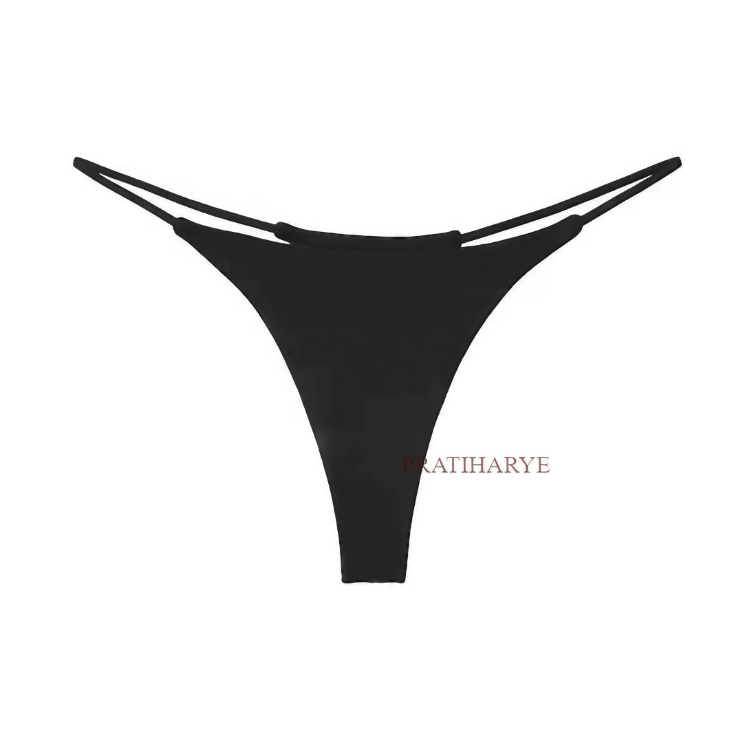 Seamless Cotton Printed Thongs