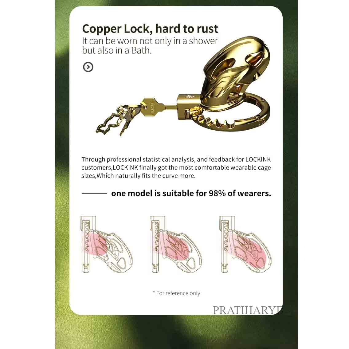 Luxury Stainless Steel Chastity Cage For Men