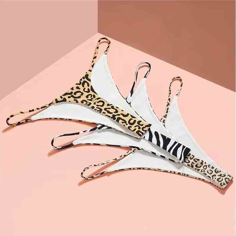 Seamless Cotton Printed Thongs