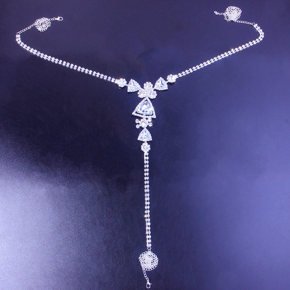 Luxury Gemstone Chain Thong