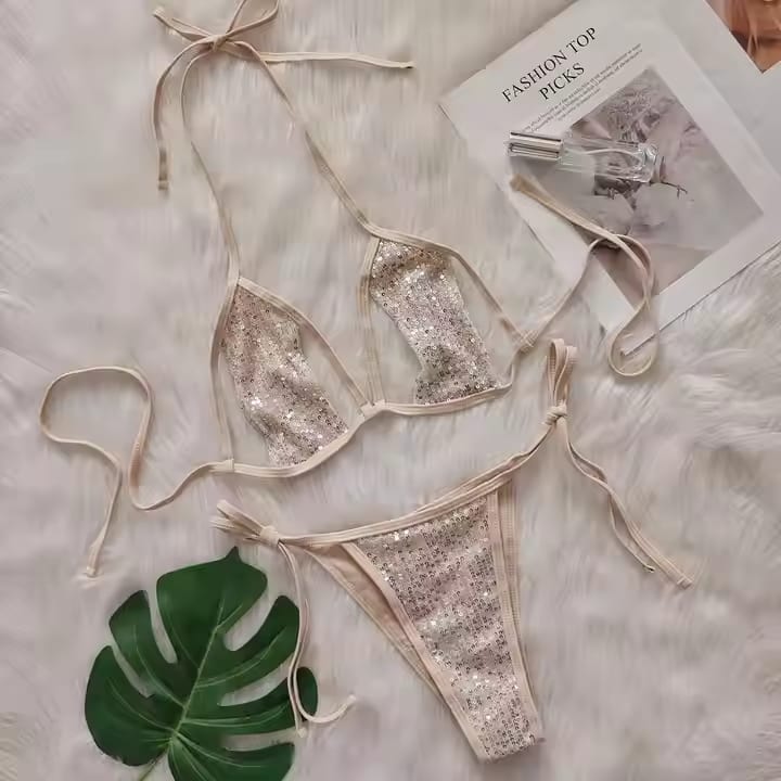 Premium Sequence Beach Bikini Set