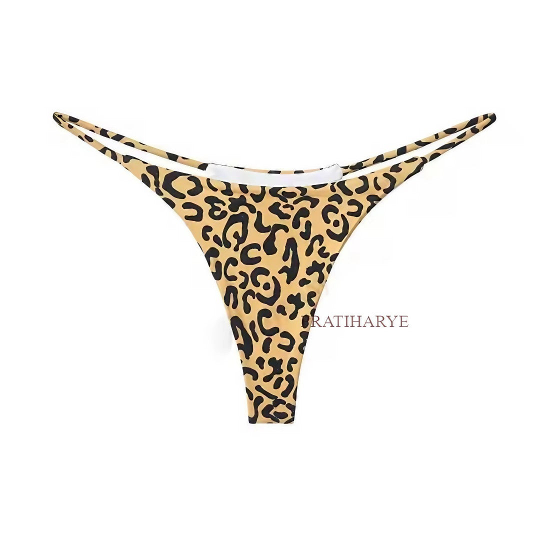 Seamless Cotton Printed Thongs