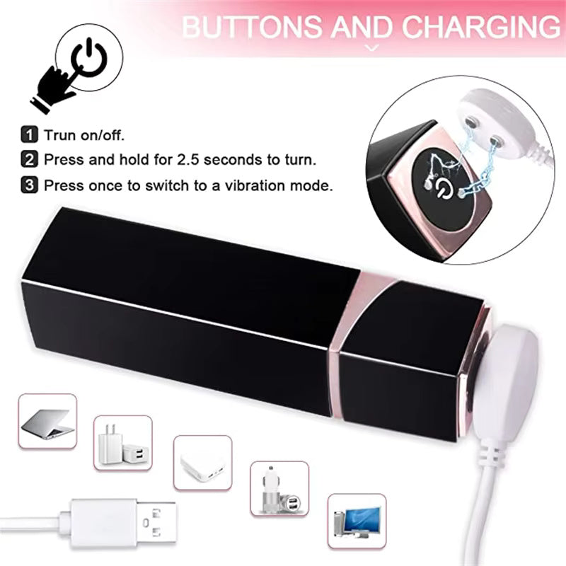 Blushpulse Lipstick Vibrator