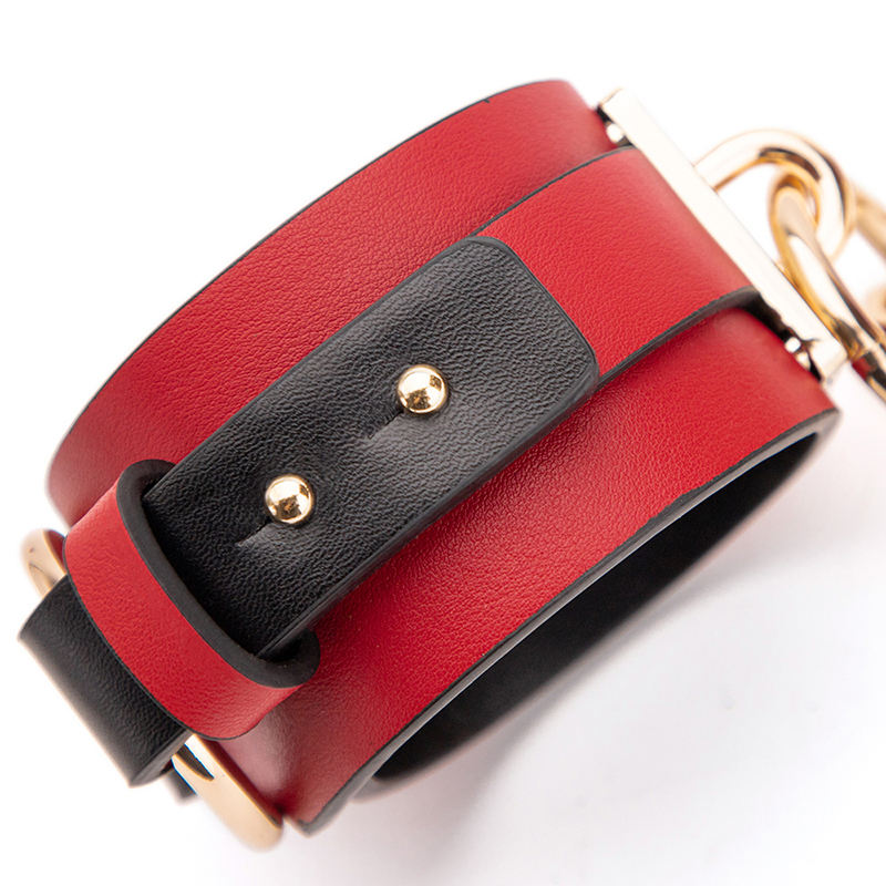 Premium Crimson Bond Chain Handcuffs