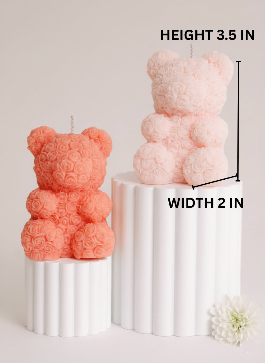 Scented Teddy Bear Low Temperature Candle
