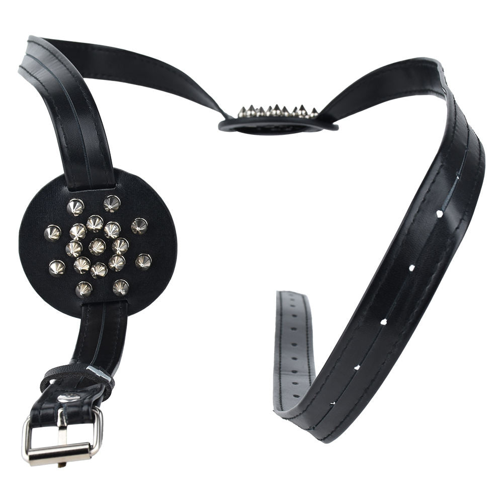 Studded Spiked Nipple Bondage Bra