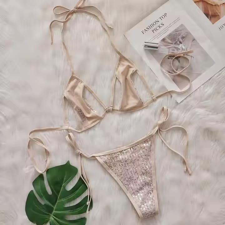 Premium Sequence Beach Bikini Set