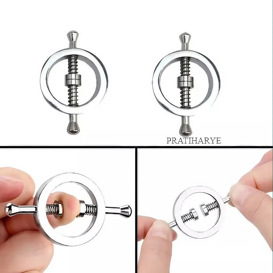 Adjustable Nipple Clamps Screw & Spring