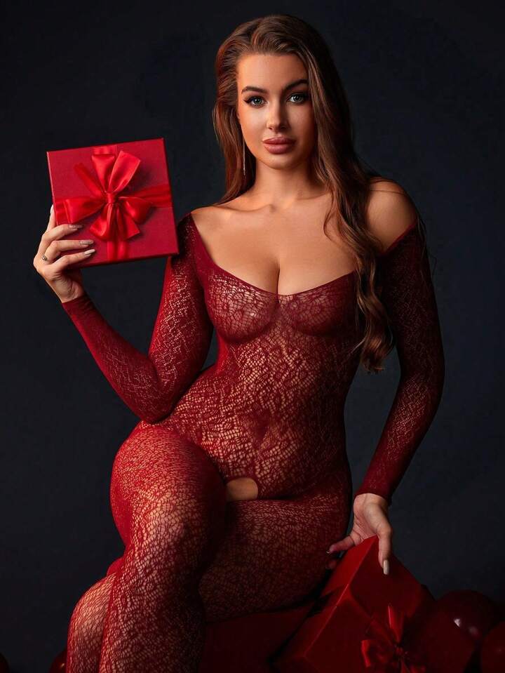Open Crotch Fishnet Bodystocking