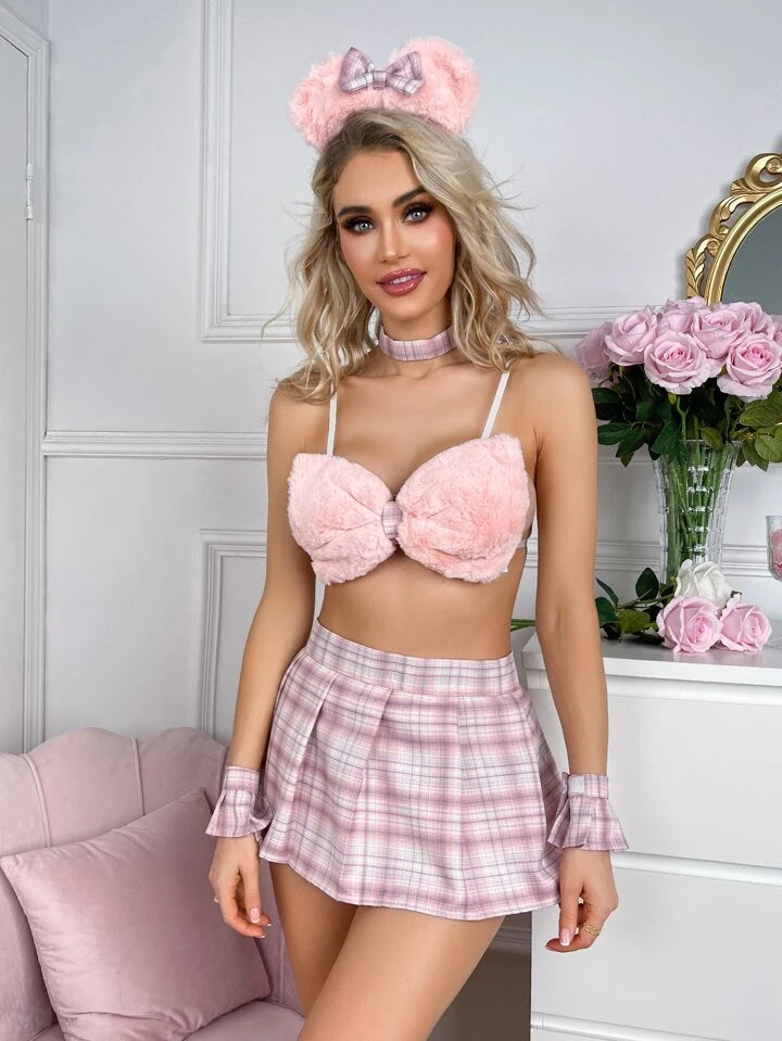 Cute Pink Bunny Roleplay Costume