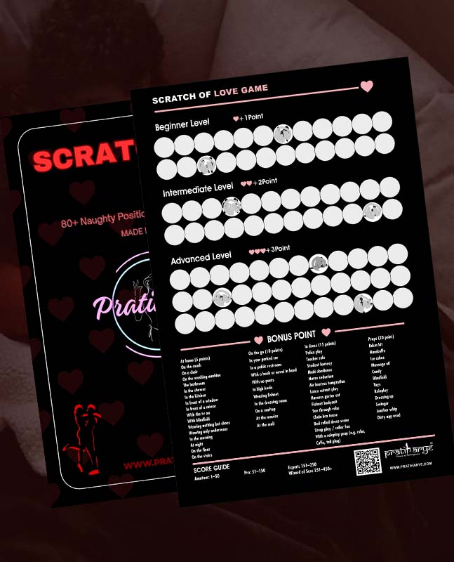 Pratiharye Premium Scratch of Love board Game