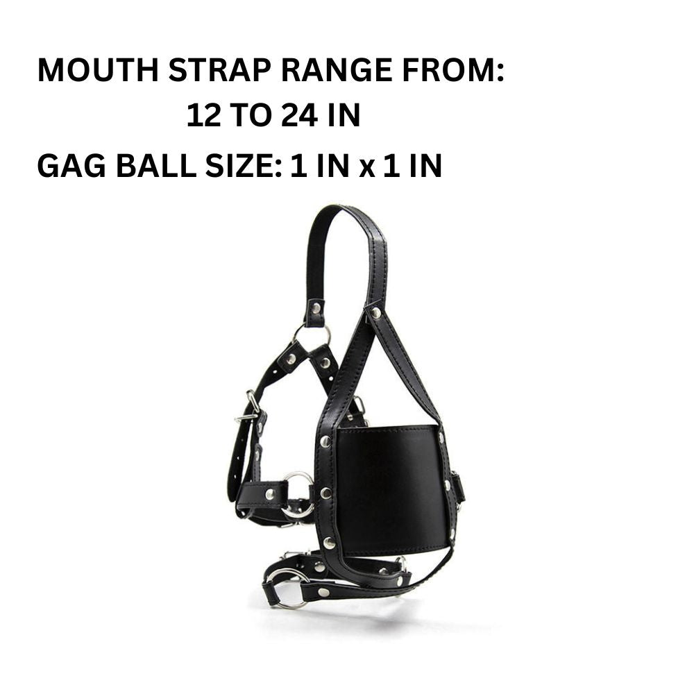 Gag Ball Face Cover Mask