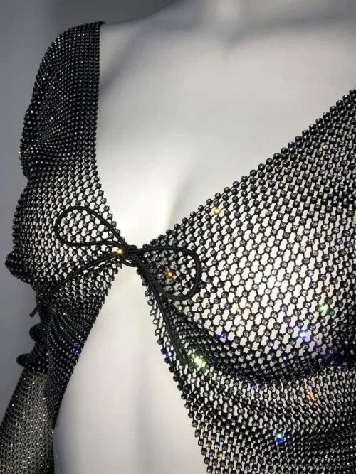 stylish body fit accessories
designer chain outfits women
metallic body chain women
party wear chain body fit
designer corset tops women
fashionable night party dress
premium women fashion wear