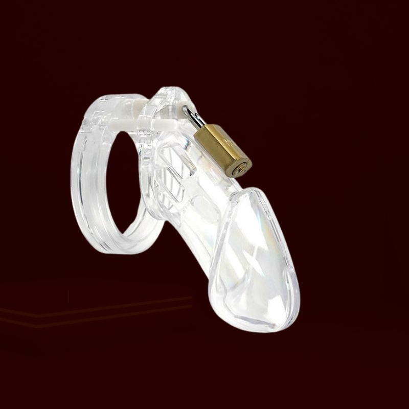 Plastic Male Chasity Cage lock