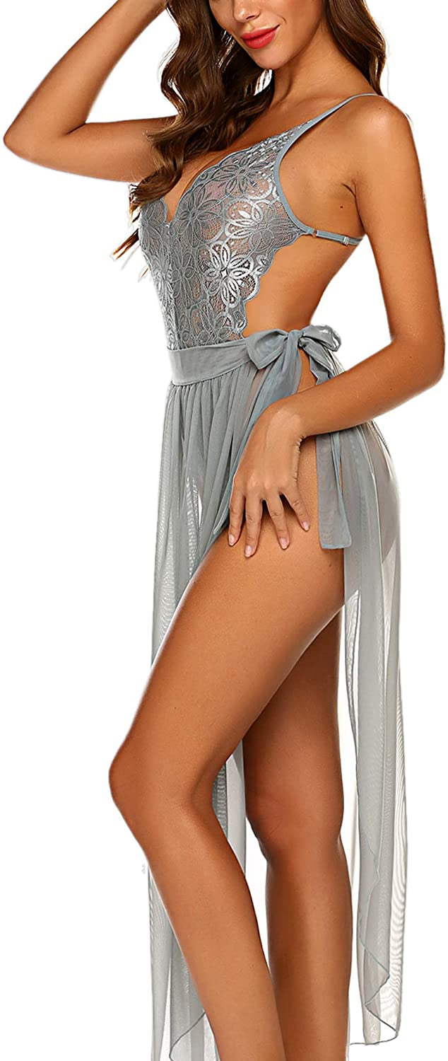 Sexy Long wrap Gown - Deal product
