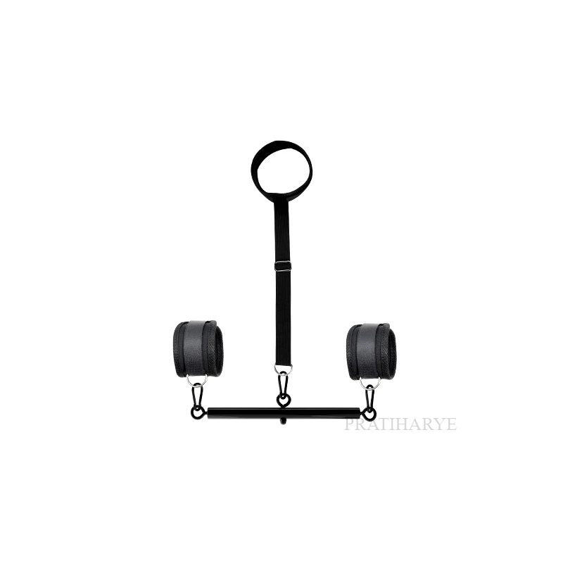 Metal Adjustable Spreader Bar Bondage Set