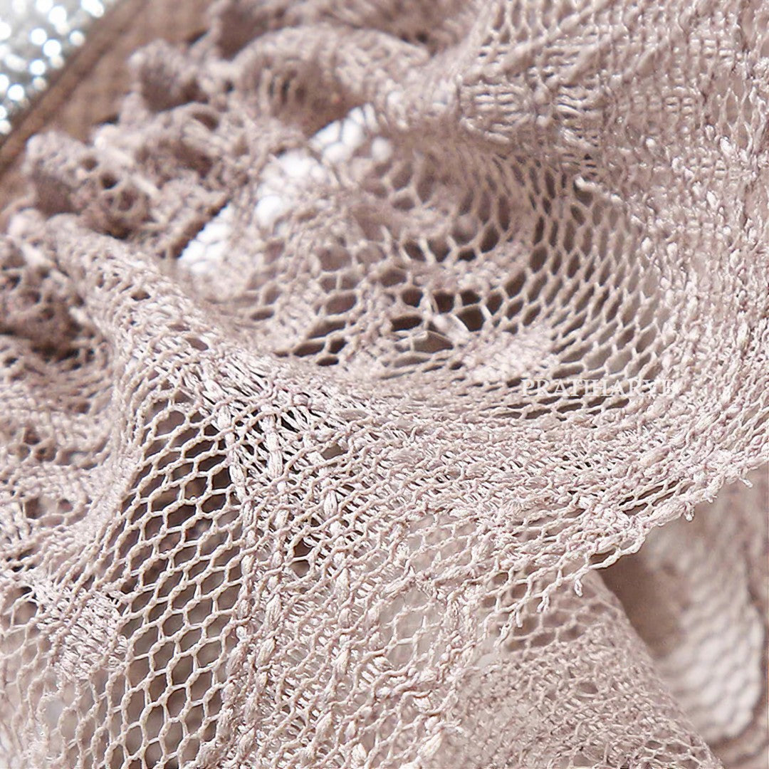 Glitter Strap Lace Thong