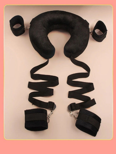 Neck-pillow Bed Restraints Hand Ankle Cuffs