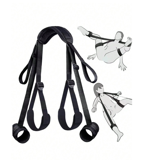 BDSM Adjustable Restraint Adult Handcuffs Split Legย
