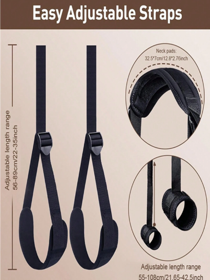 BDSM Adjustable Restraint Adult Handcuffs Split Legย