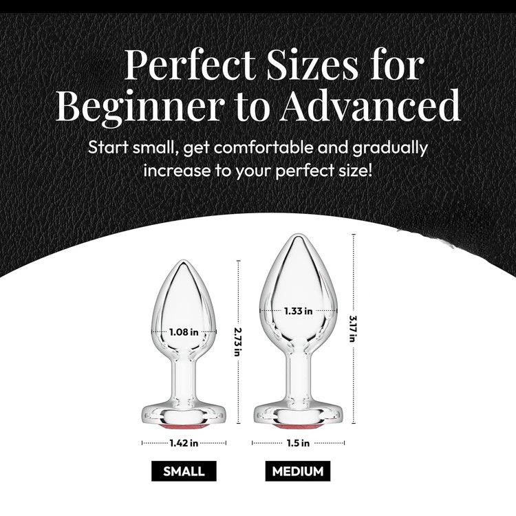 Premium Aluminum Alloy Circle Butt Plug unisex