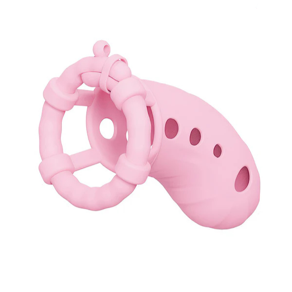 Male Silicone Chasity Cage lock
