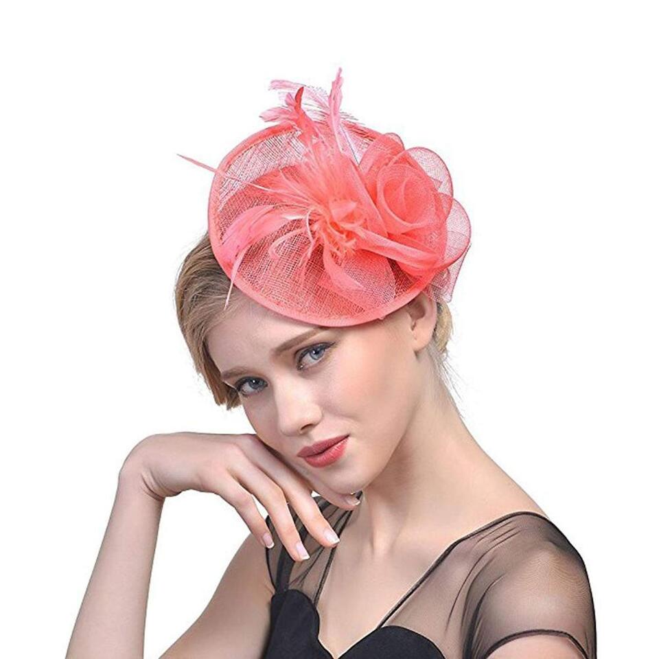 wedding fascinator for women
stylish party hats women
luxury fascinator hats
elegant women headwear
Wedding Fascinators Feathers Hat