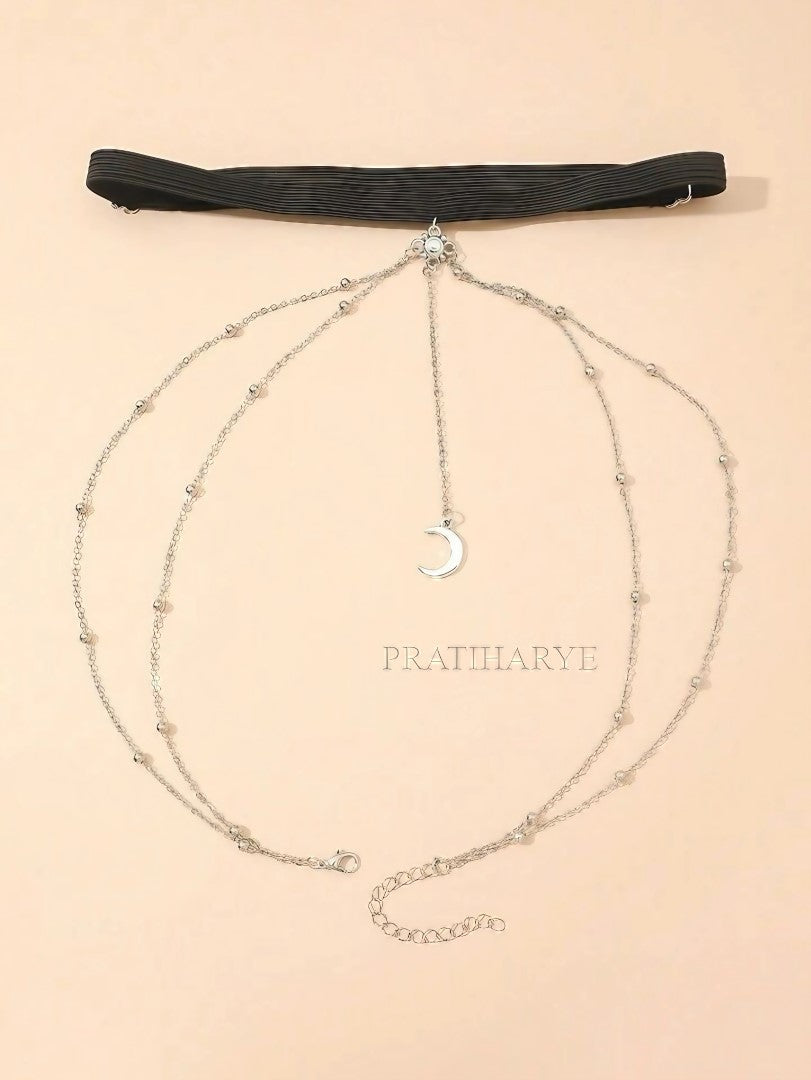 Moon Pendant Thigh Chain