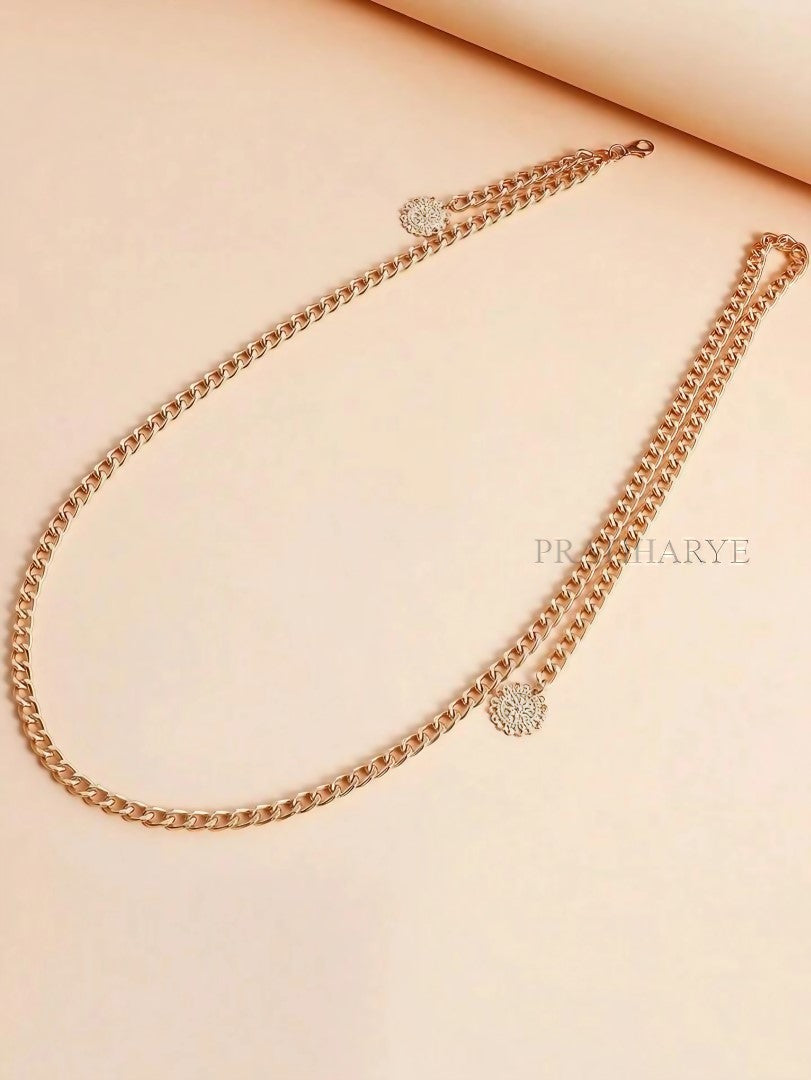 Single Layer Thick Aluminum Tummy Chain