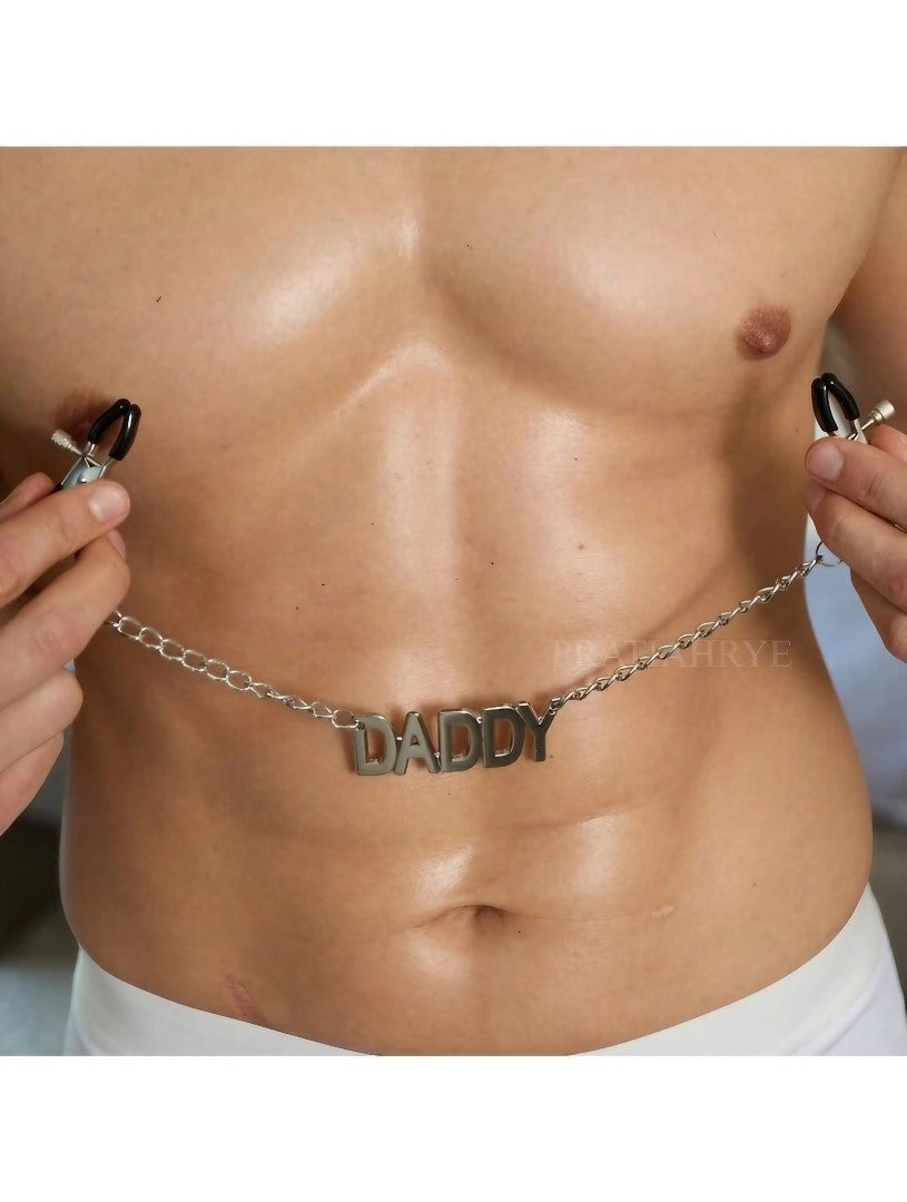 Unisex Bitch and Daddy Nipple Clamp set
