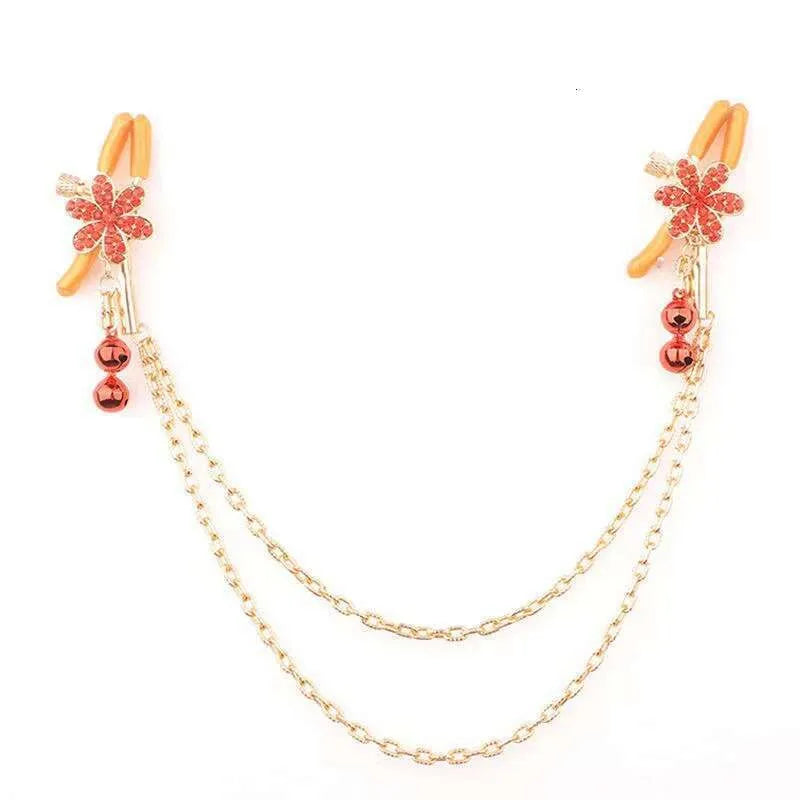 Premium Layered Chain Nipple Clamps