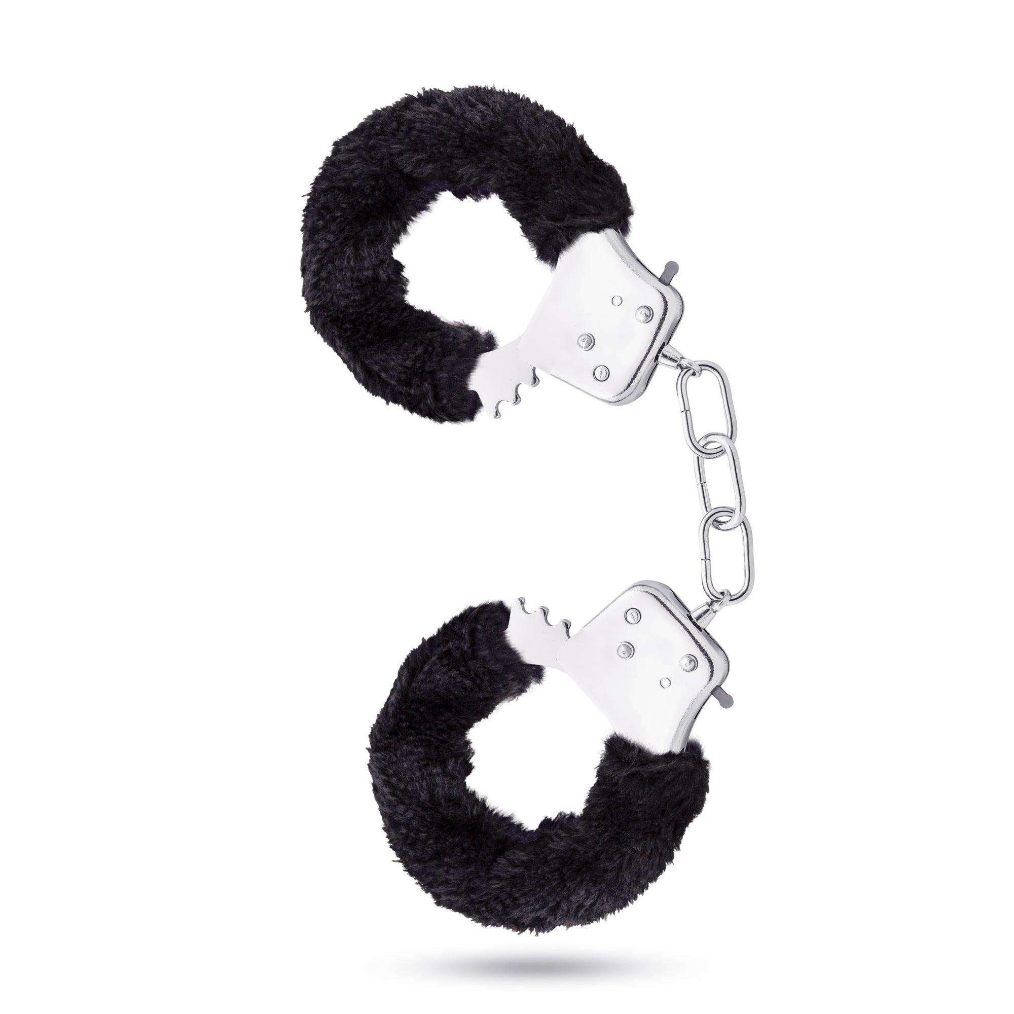 Faux Fur Metal Wrist Handcuffs