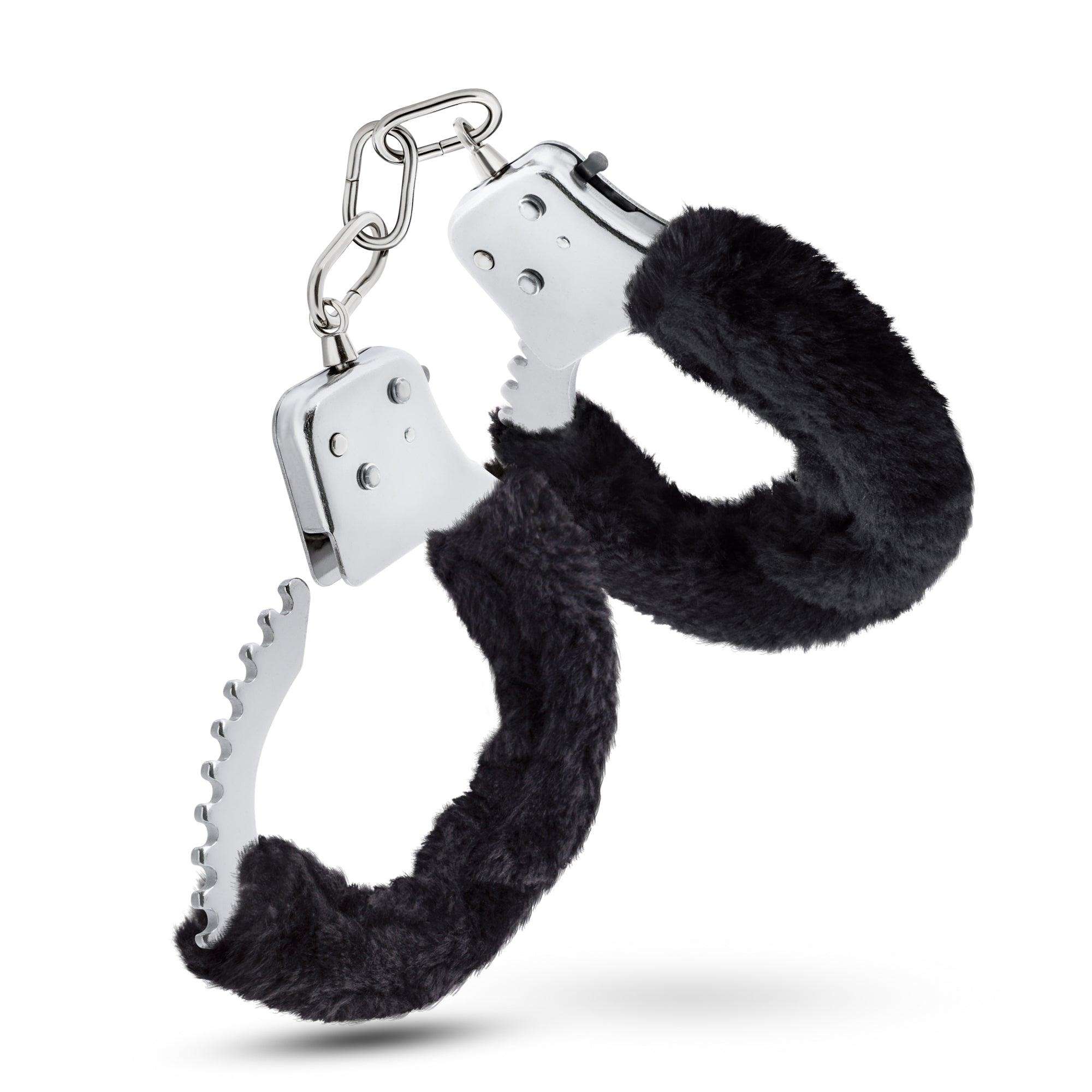Faux Fur Metal Wrist Handcuffs