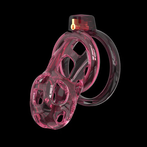 Crystal Silicone Head + 6 Resin Rings with Silicone Catheter Pipe Cobra Chasitity Cage