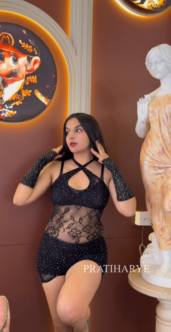 Rhinestone Studded Fishnet Teddy Bodysuit- INFLUENCER