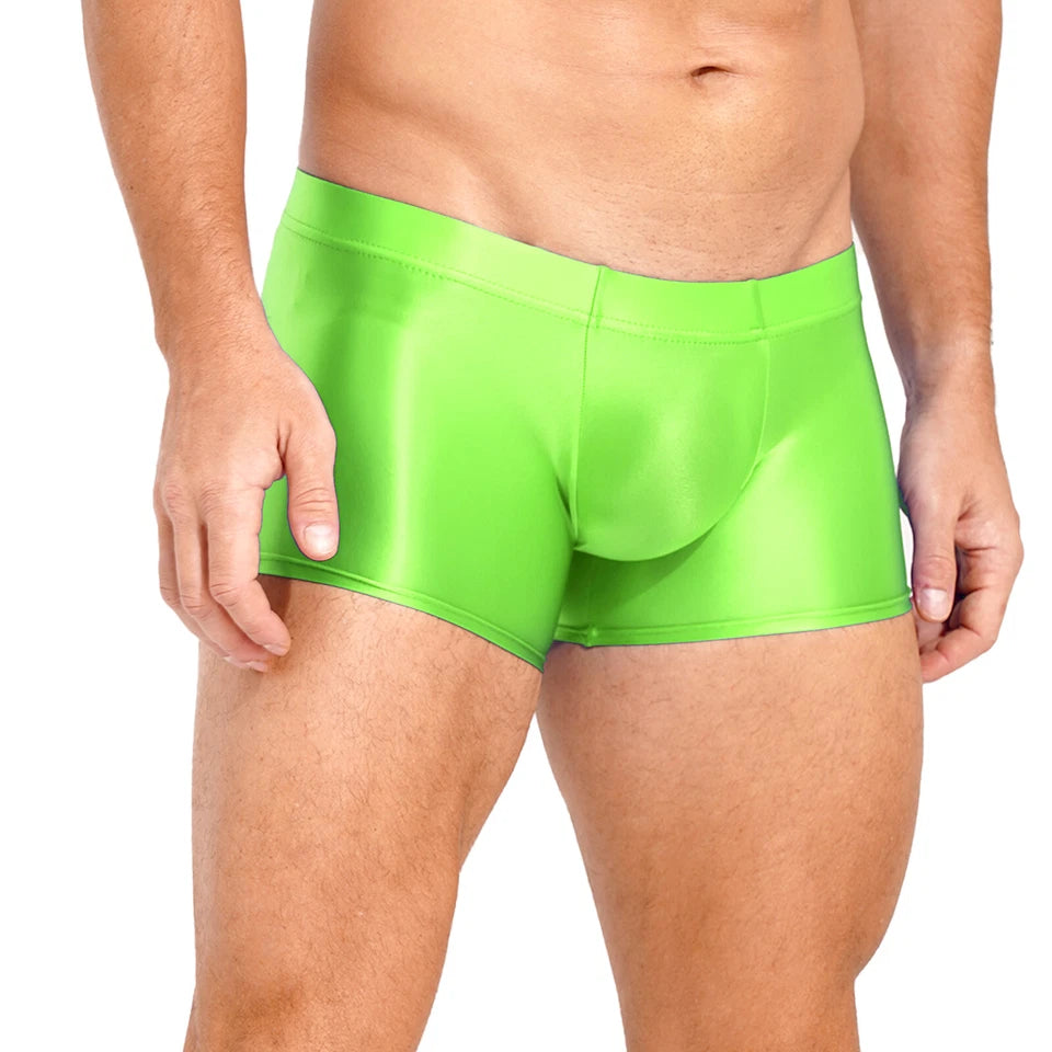 Men Comfortable Second Skin Glossy Brief